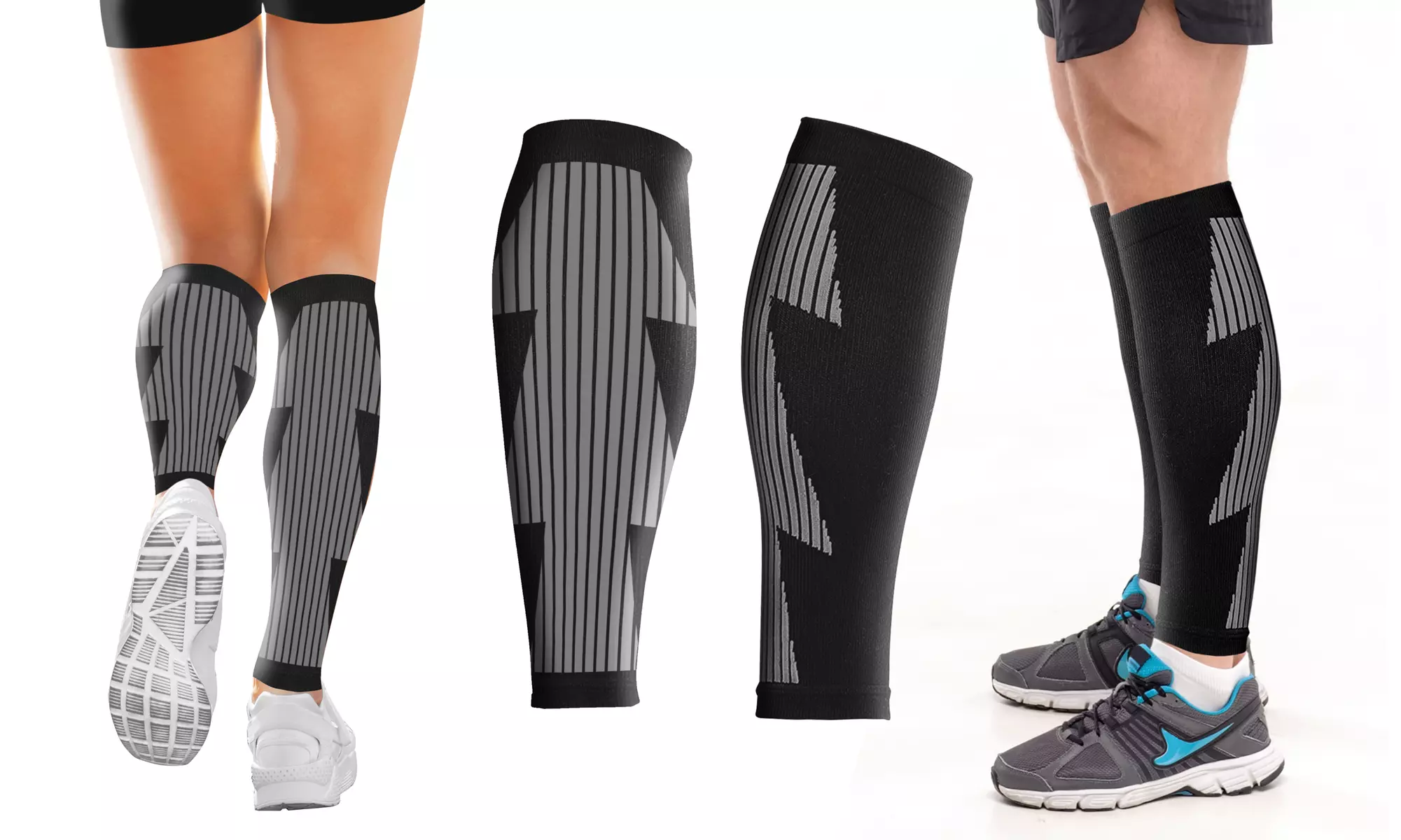 DCF Energizing Calf Compression Sleeves (1-Pair)