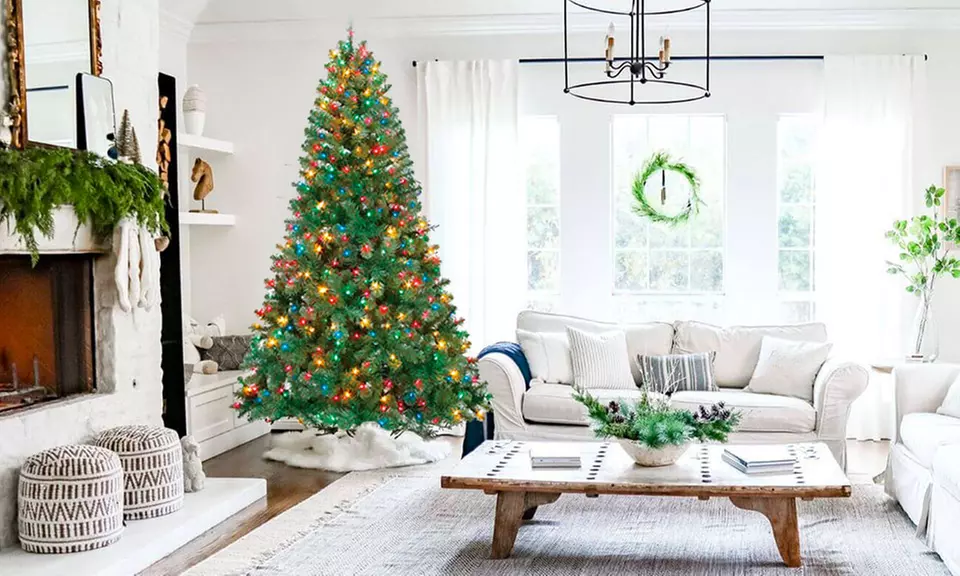 5-6FT Multi-color Pre Lit Artificial Christmas Tree - Primary Image