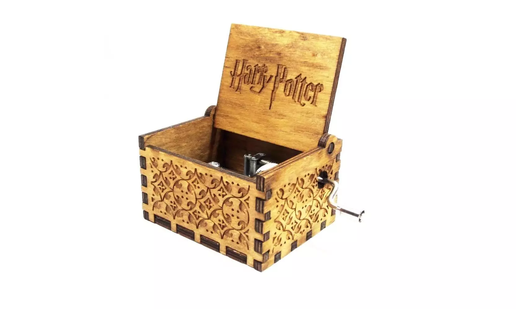 Harry Potter Engraved Wooden Music Box - Primary Image