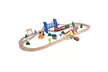 Orbrium Toys 52 Pcs Deluxe Wooden Train Set with 3 Destinations  - Second Medium