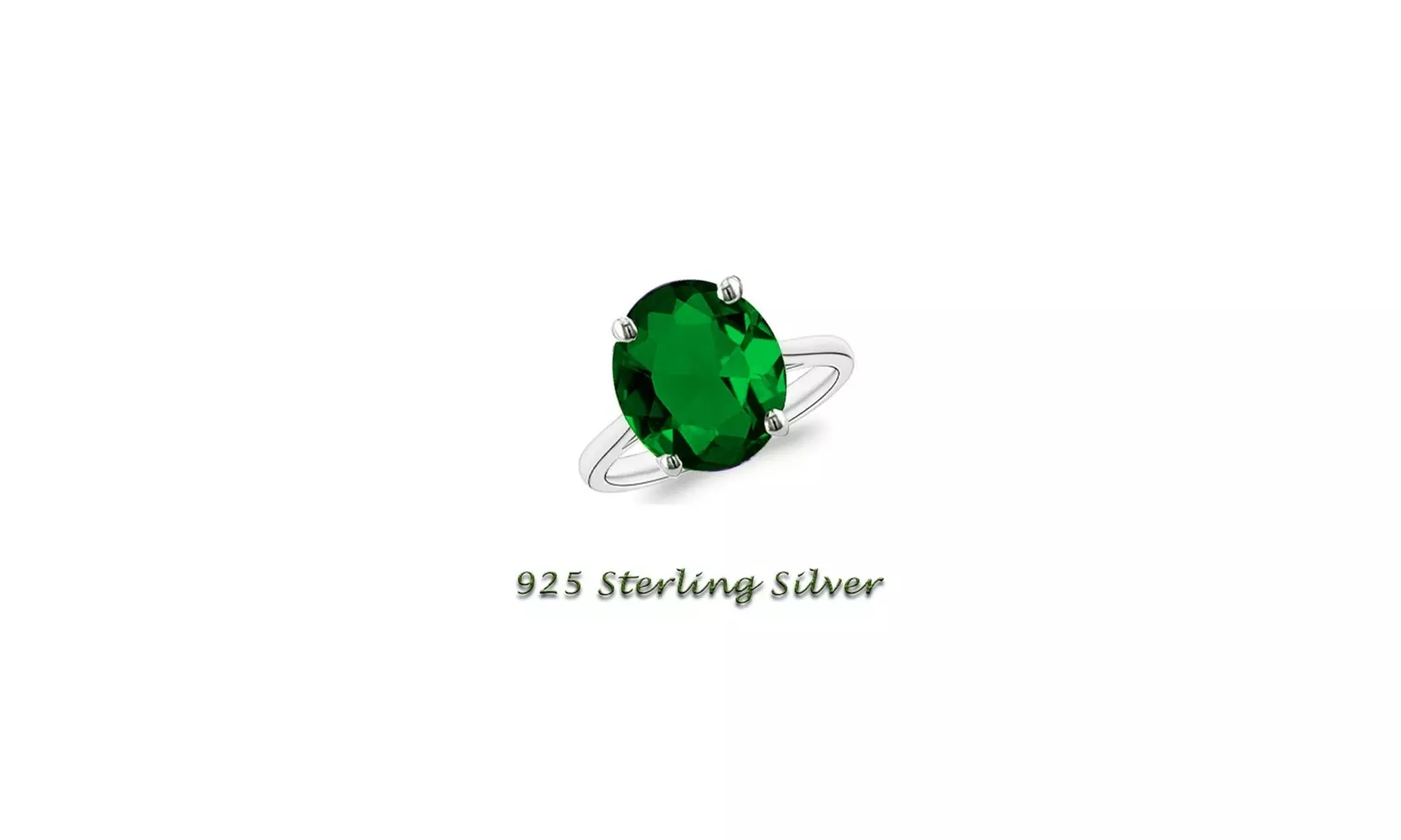 5.00 CTTW Gemstone Sterling Silver Rings - Multiple Options Available