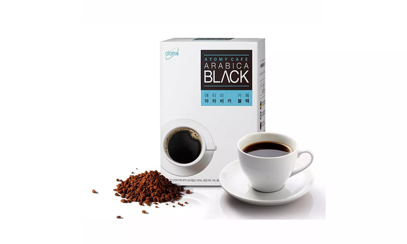 ATOMY CAFE Arabica Black Coffee, 1 Box (80 sticks) - Second Medium