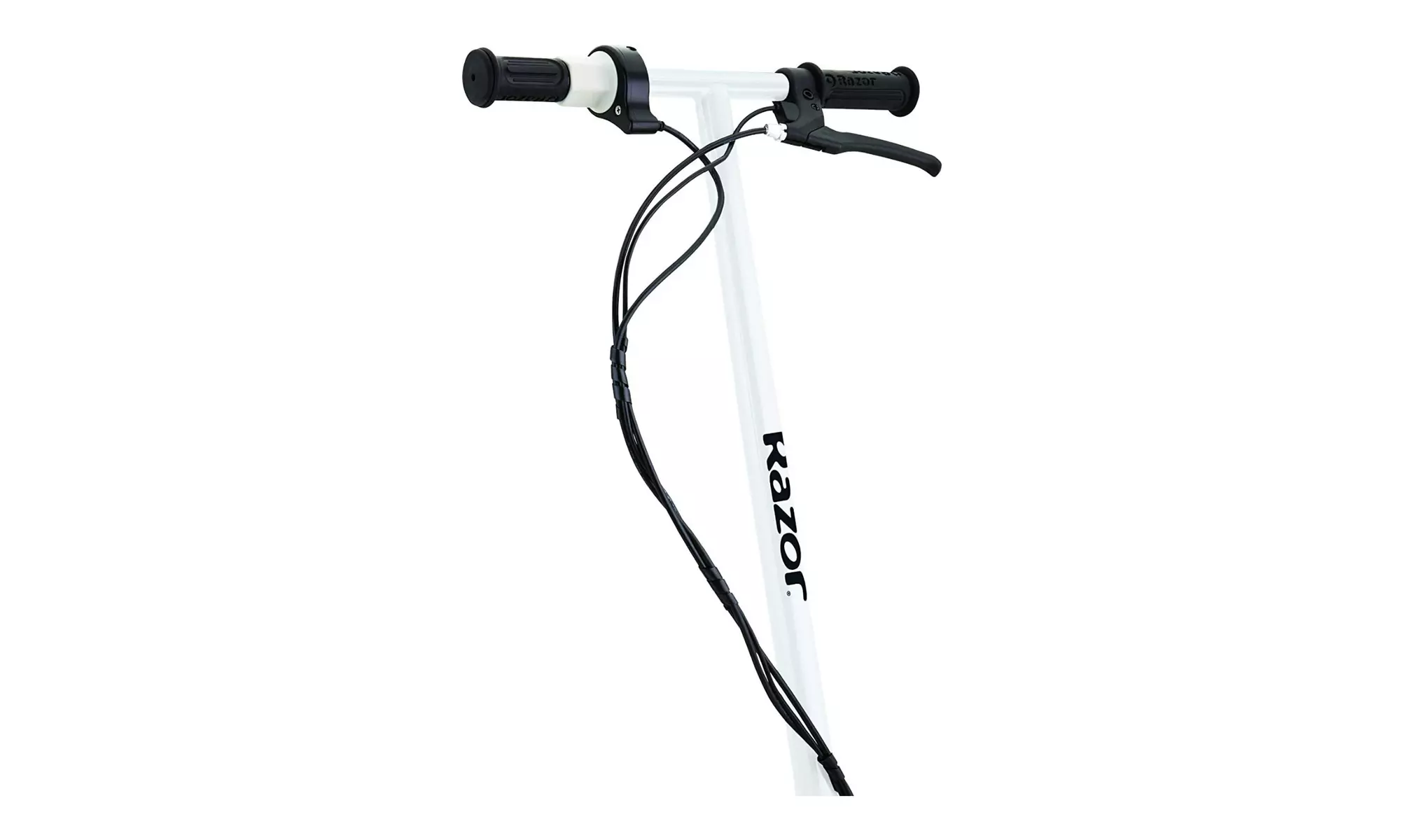 Razor E300 Electric Scooter White Blue - Second Medium