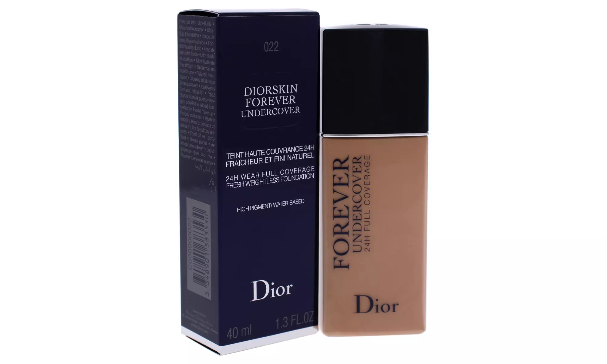 Diorskin Forever Undercover Foundation - 022 Cameo by Christian Dior - 1.3 oz - Second Medium