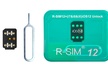 2019 RSIM 12 Up Nano Unlock Card For iPhone XS/X/8/7/6 Plus iOS 12.3(1-3-5 Pack) - Second Medium