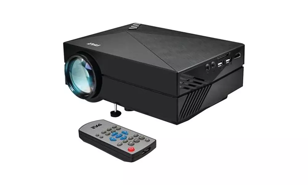 Pyle Home PRJG82 1080p HD Compact Digital Multimedia Projector Black - Second Medium