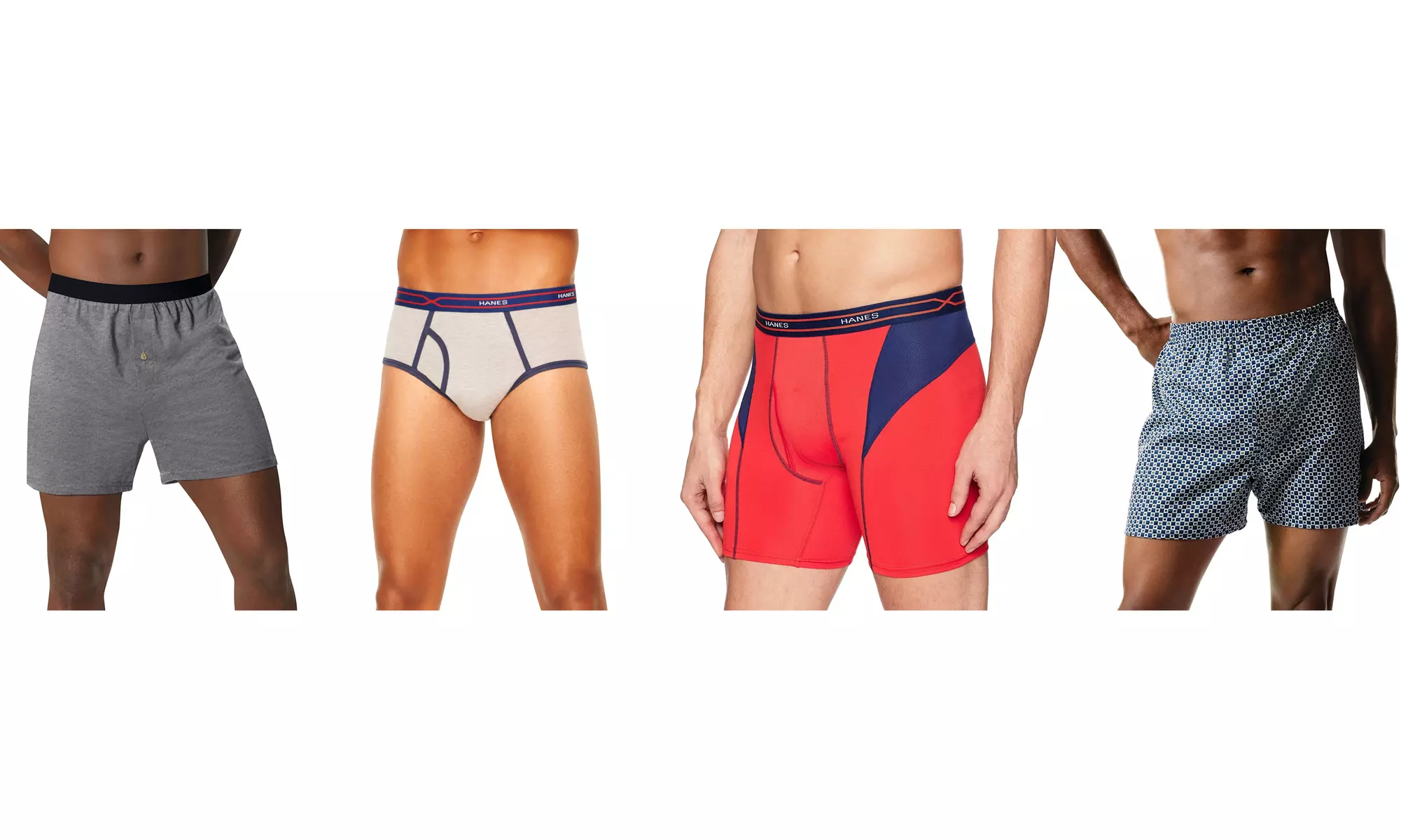 Hanes Men's Underwear Multipacks Briefs, Boxers, Boxer Briefs S-3X - Primary Image