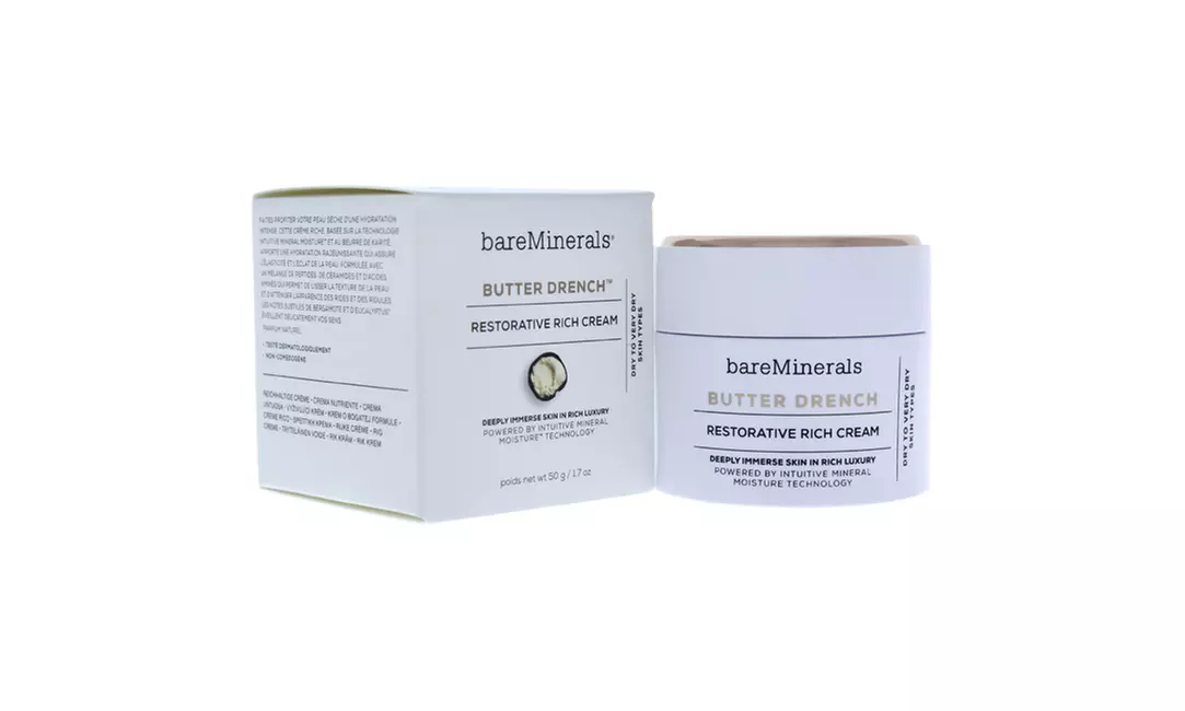 bareMinerals Butter Drench Restorative Rich Cream For Unisex 1.7 oz Cream - Primary Image