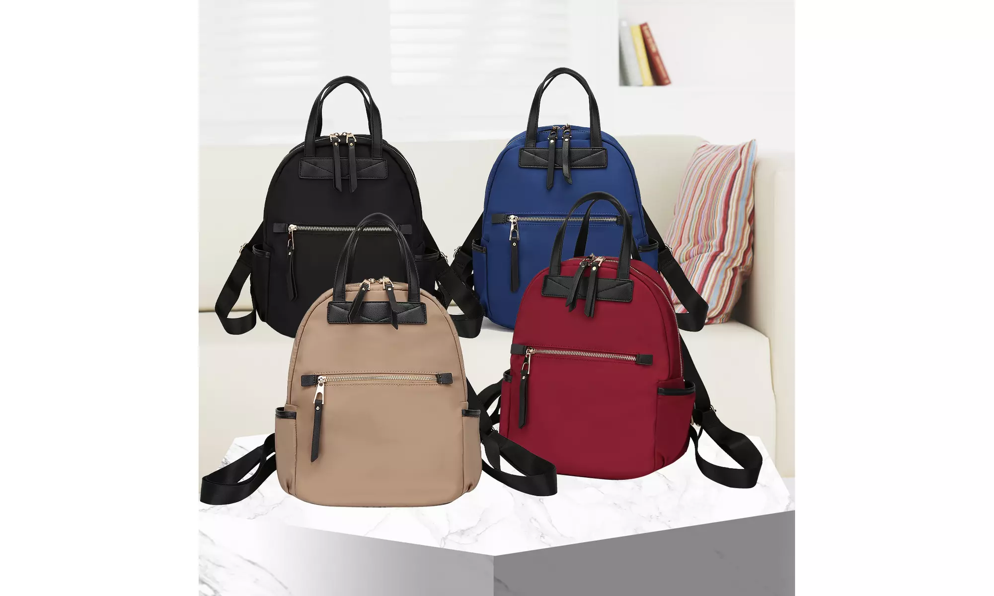 MKF Collection Back to School or Travel Nylon Backpacks by Mia K - Primary Image
