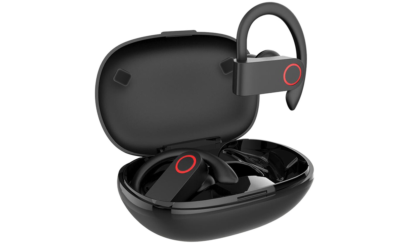 iNova True Wireless BT 5.0 Noise Cancelling Earbuds w/ Magnetic Charging Case
