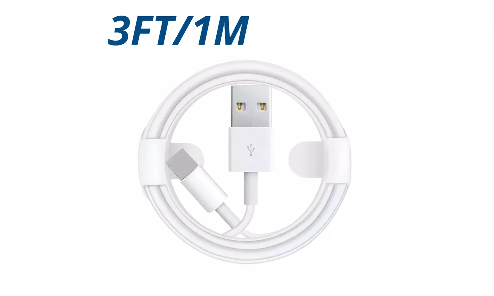 USB Data Sync Cable Cord Charger 3/6FT For iPhone/iPad Faster Charger - Second Medium