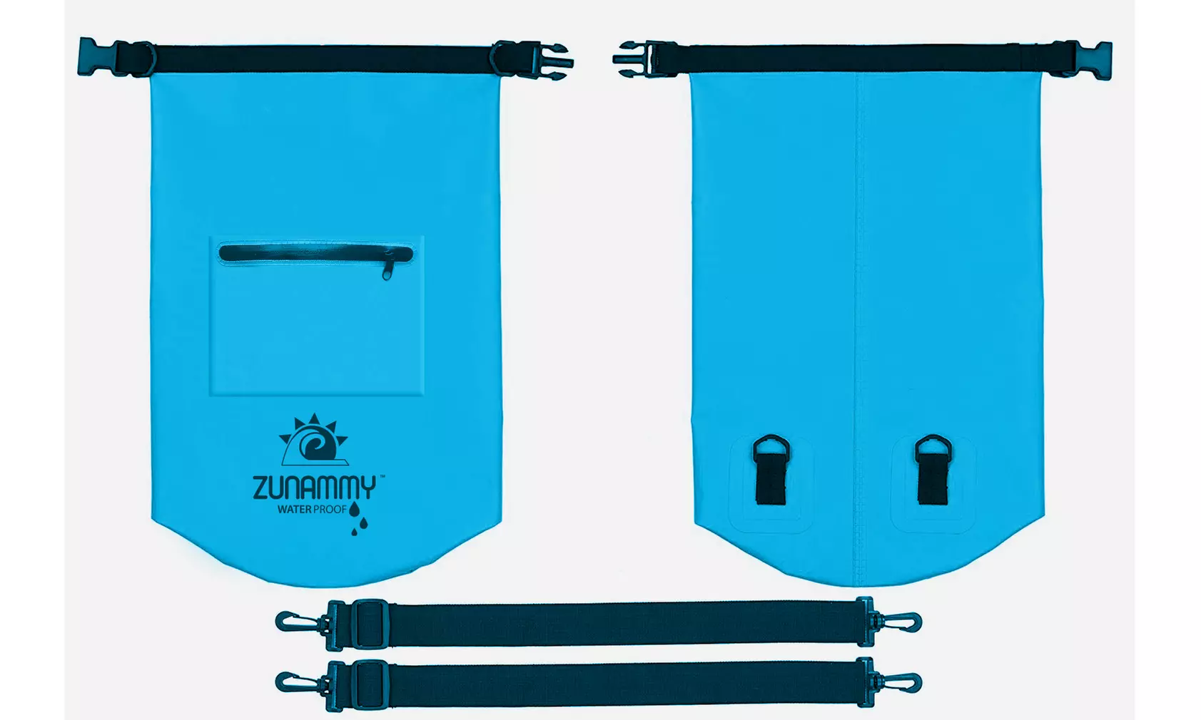 Waterproof Floating Duffel Dry Bag with Shoulder Strap and Zipper