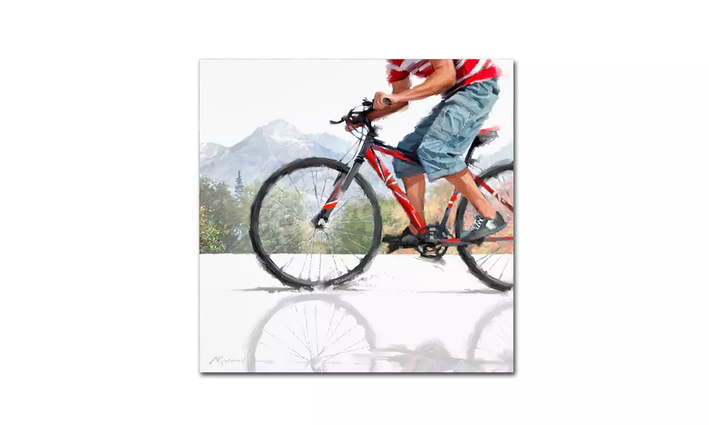 The Macneil Studio 'Mountain Bike' Canvas Art - Primary Image