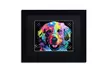 Dean Russo 'Golden' Matted Black Framed Art - Second Medium