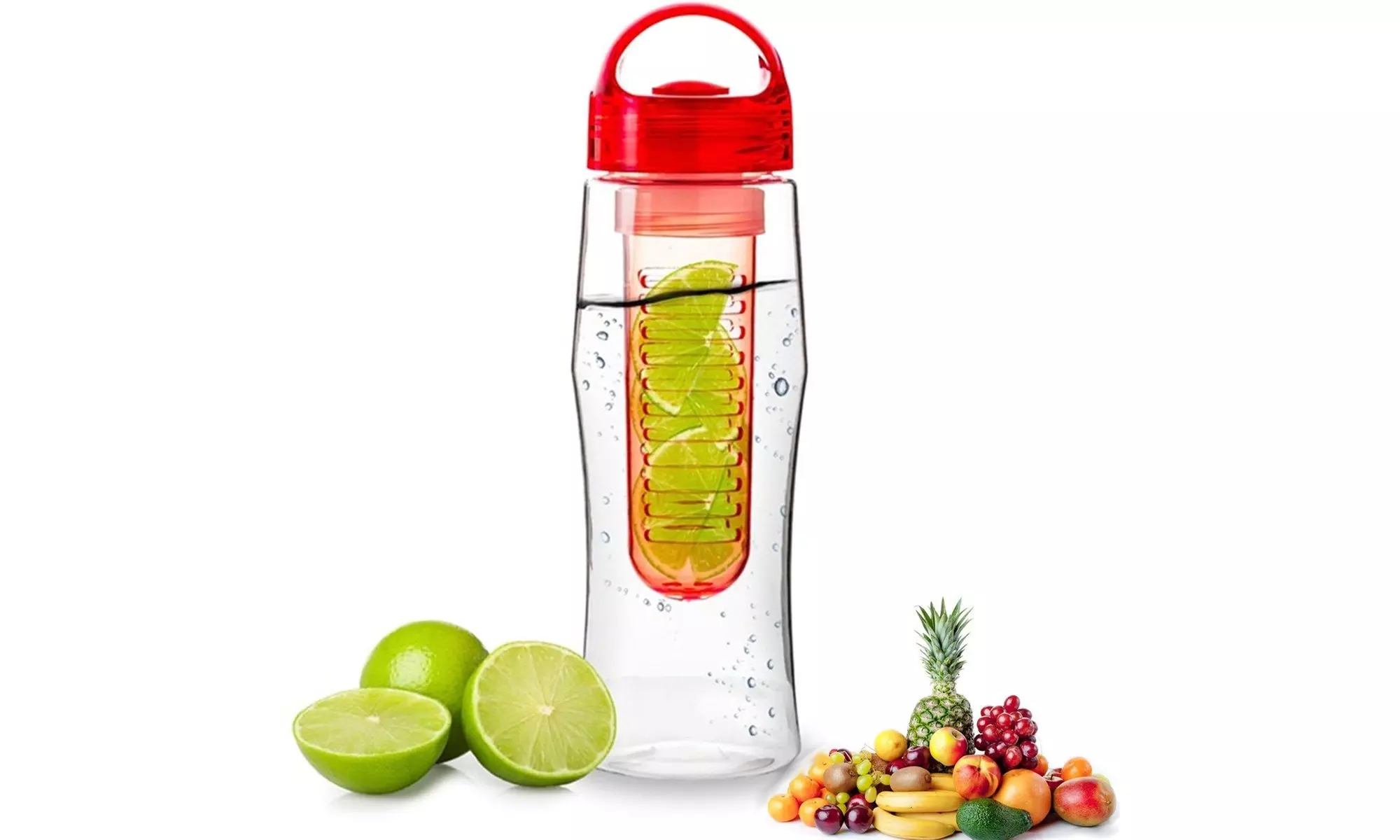 Fruitzola jammer fruit infuser water bottle in 4 colors - Second Medium