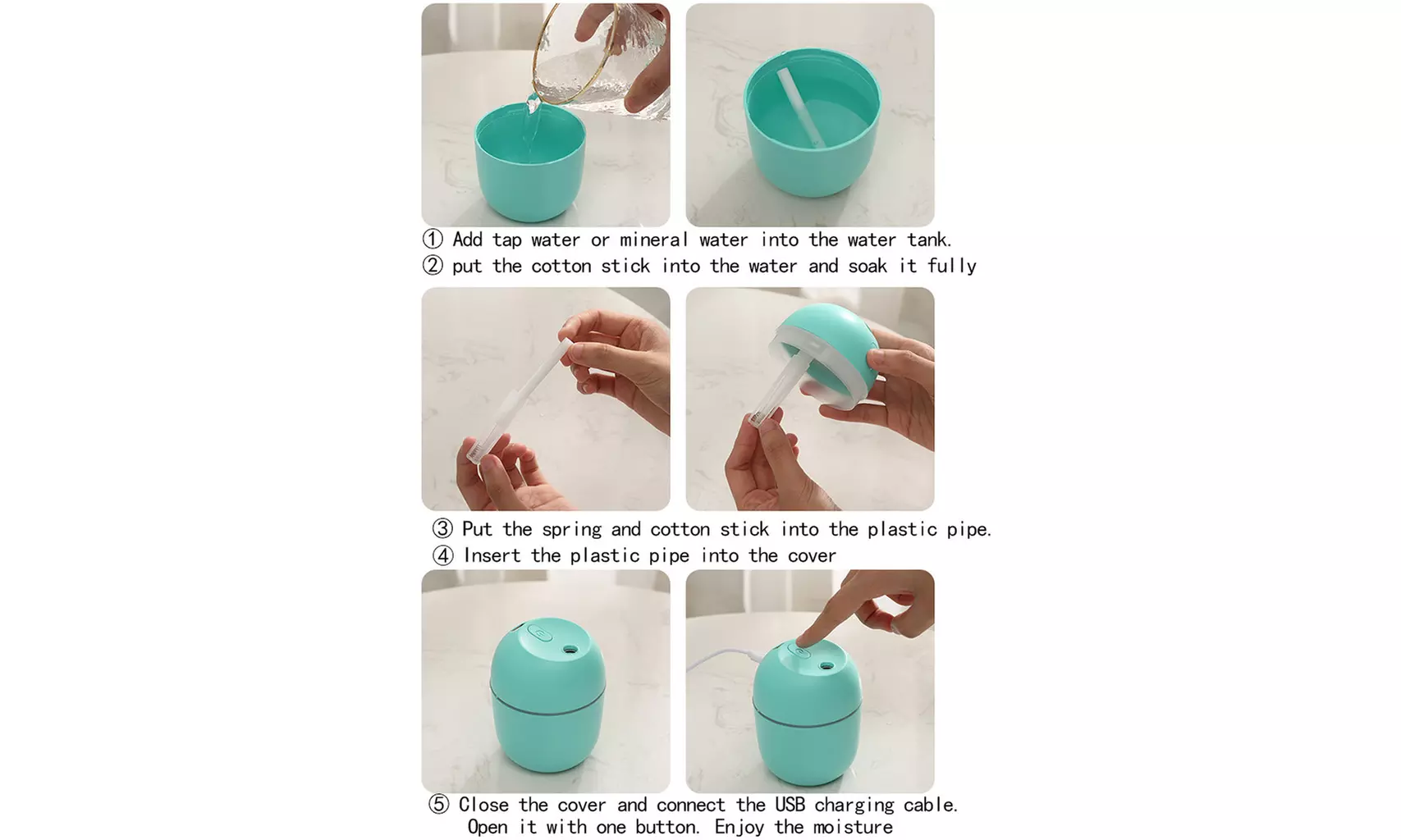 Usb Home Bedroom Small Portable Humidifier - Primary Image