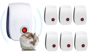 6Pcs Ultrasonic Electronic Pest Repeller Bug Cockroach Mouse Killer