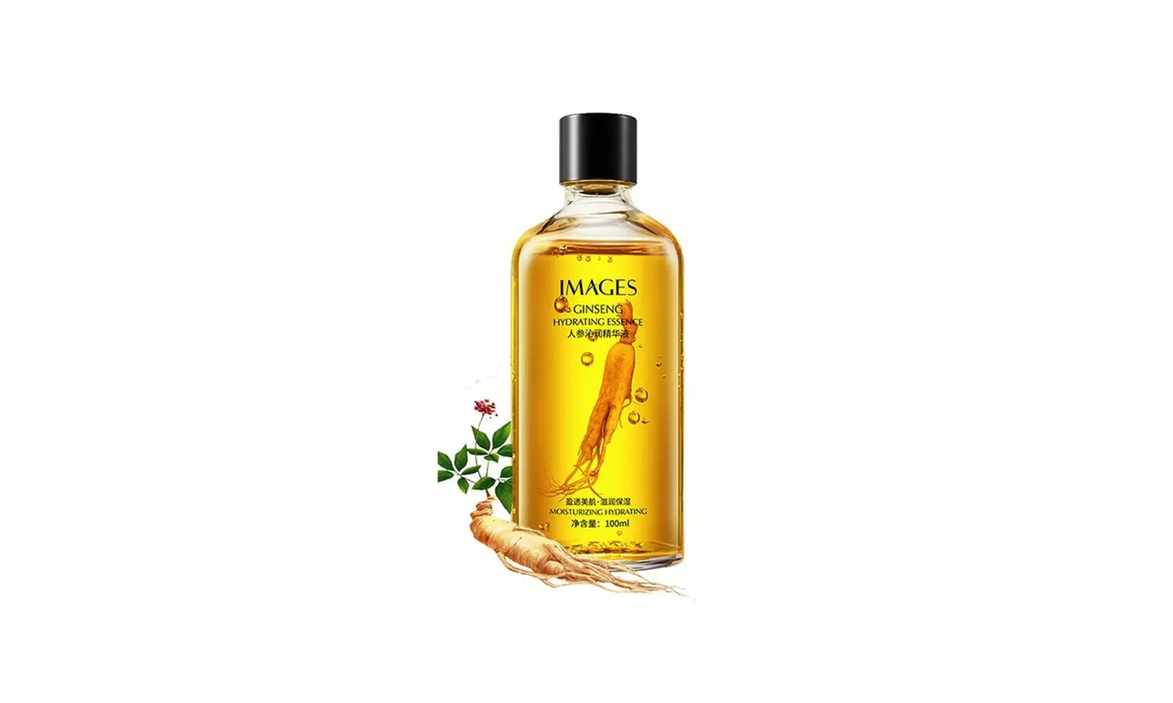 US 1-2 Pack 3.3oz/100ml Anti-Aging Ginseng Face Serum Anti-wrinkle Brightening
