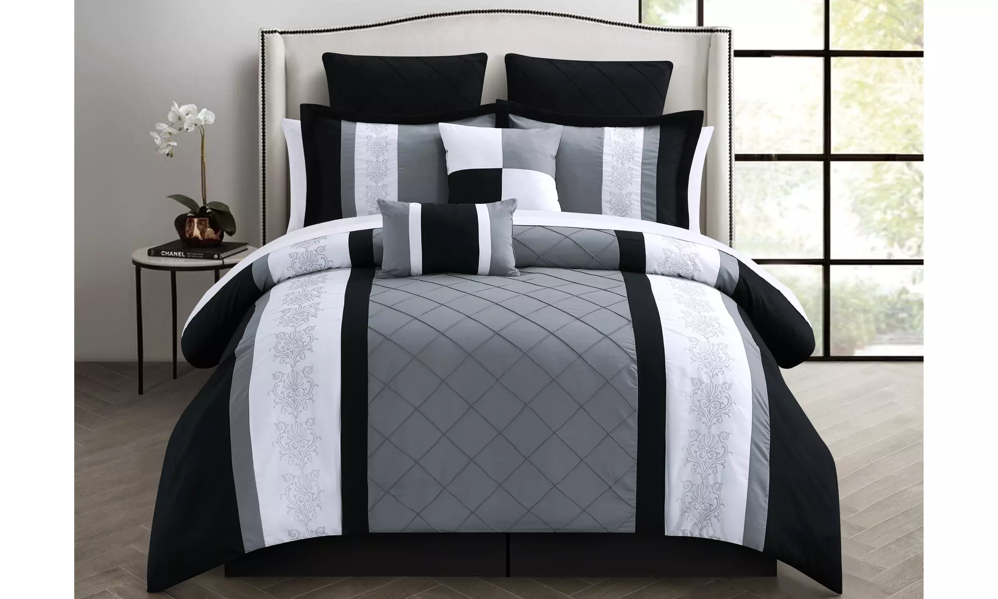 Chic Home Boltonia Oversized and Overfilled Comforter Set (8-Piece) - Primary Image