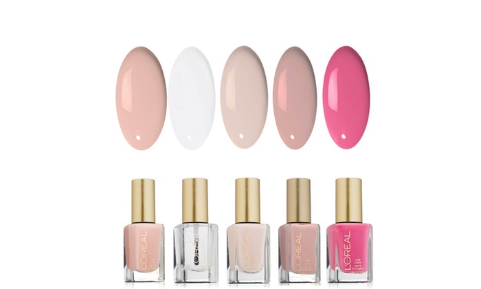 Loreal Nail Polish Shades loreal paris pastel color nail polish 5 pack