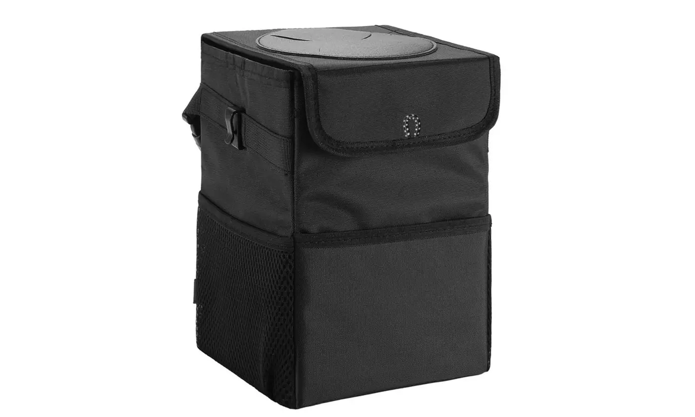 Auto Car Waterproof Trash Bag Litter Bin Can Garbage Storage Organizer Box