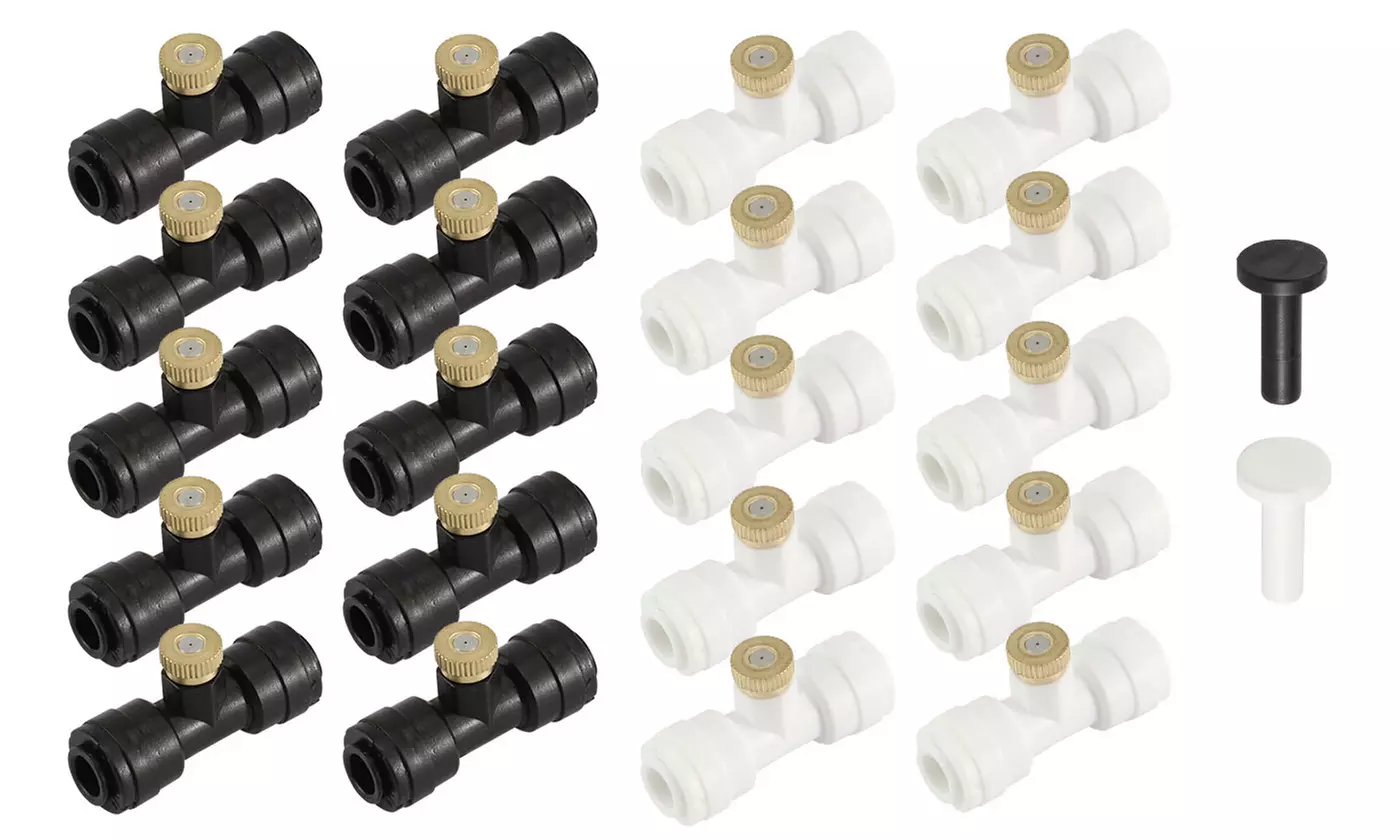 Irrigation Misting Nozzles Kit Patio Cooling System Irrigation Accessories Set - Primary Image