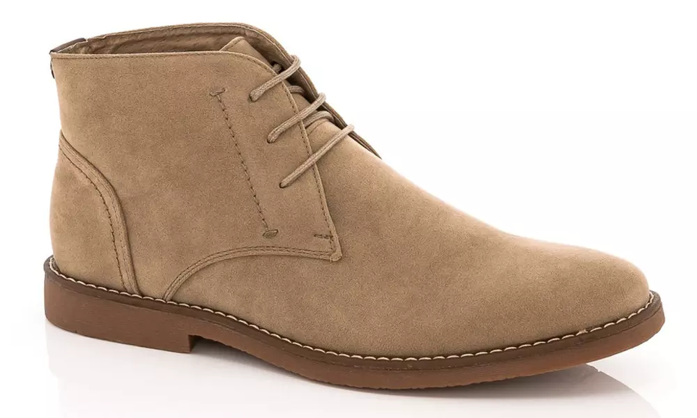 Adolfo Keith Men's Microsuede Chukka Boots 