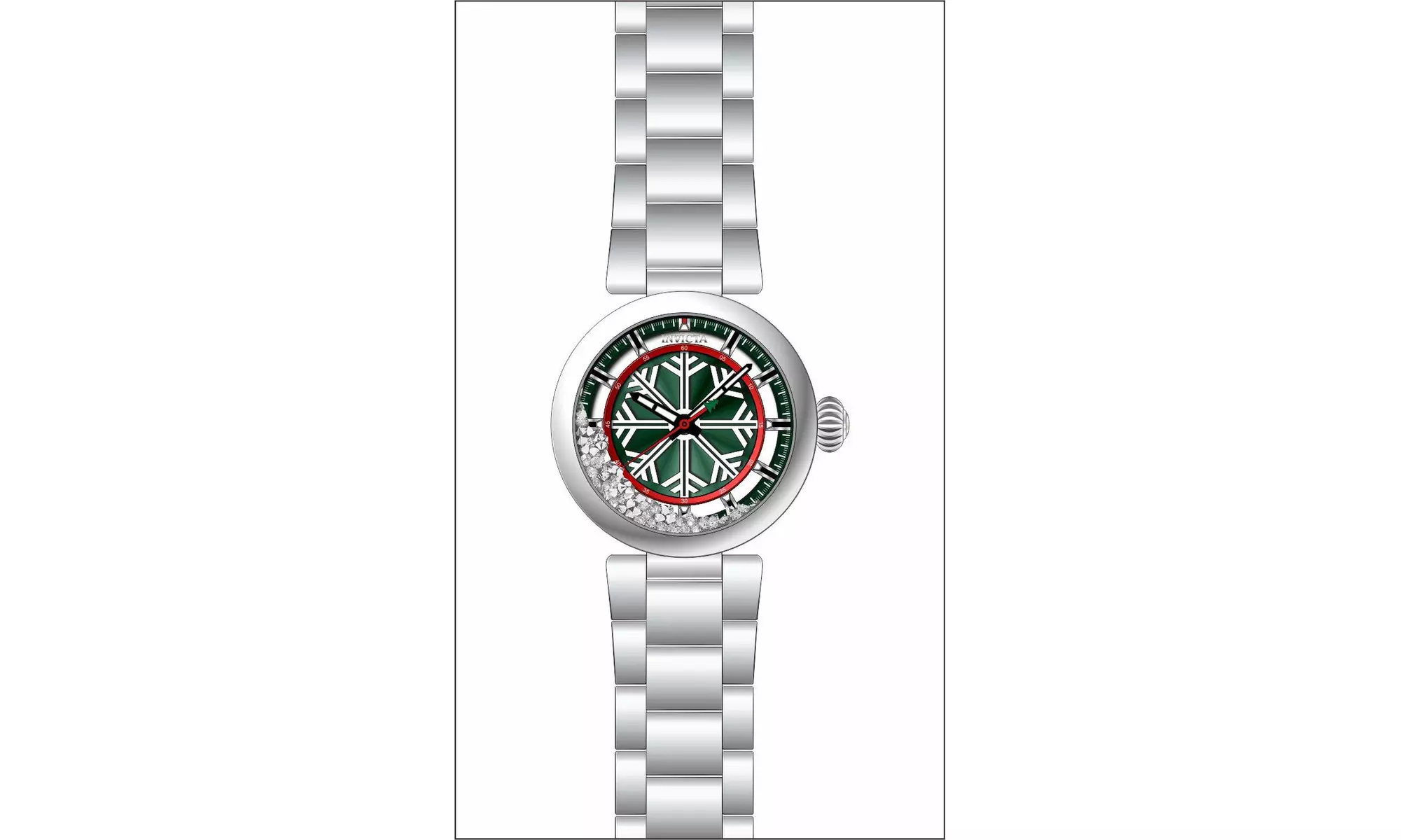 Invicta Women's 28697 Specialty Quartz 3 Hand White Dial Watch - Primary Image