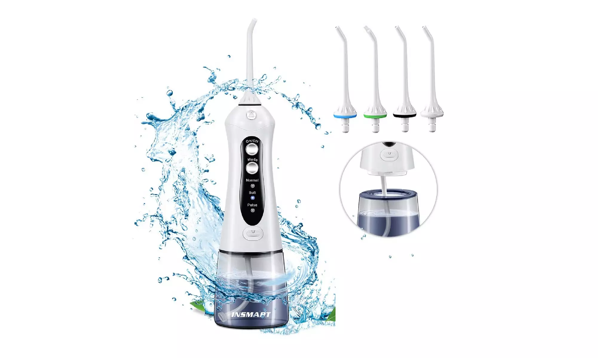 INSMART Cordless Water flosser,Oral Irrigator - Primary Image