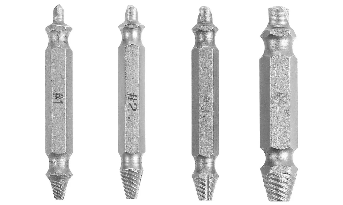 iMounTEK Damaged Screw Extractor Kit Stripped Screw Remover Set (4-Piece) - Primary Image