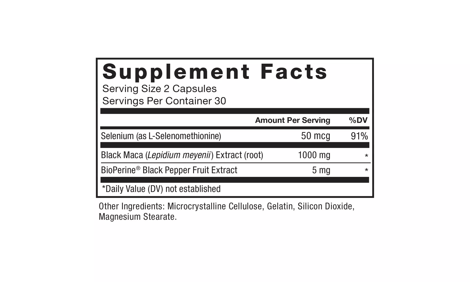 Force Factor Black Maca 1000 mg 