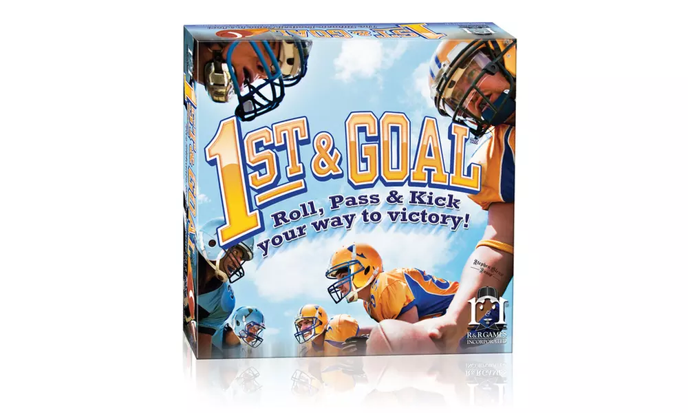1st & Goal Football Board Game: Roll, Pass & Kick Your Way to Victory! - Primary Image