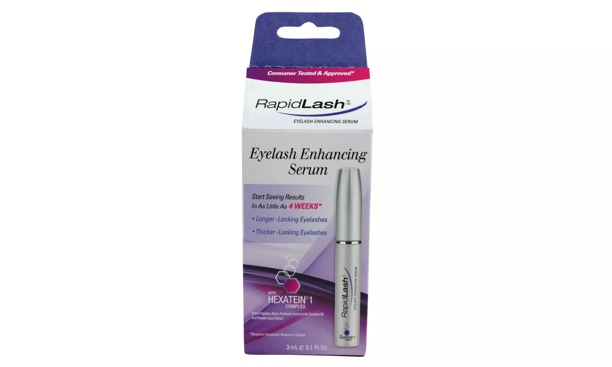 Rapidlash Eyelash and Eyebrow Enhancing Serum (3ml),0.1-Fluid Ounces - 2 Pcs - Primary Image