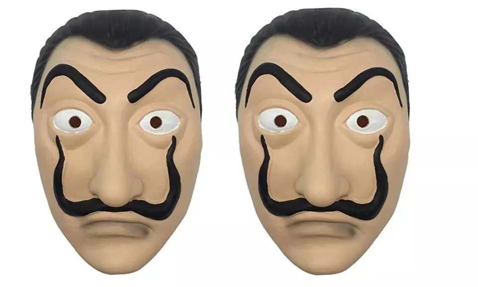 Halloween Money Heist La Casa De Papel Mask ( 2 Pack) - Primary Image