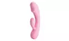 Pretty Love Ron Phallic Liquid Silicone Rabbit - Pink