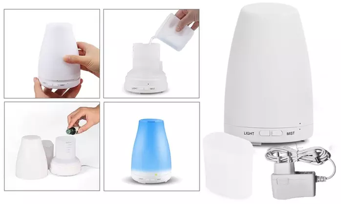 LED 7 Changing Colors Essential Oil Diffuser and Mist Humidifier - Second Medium