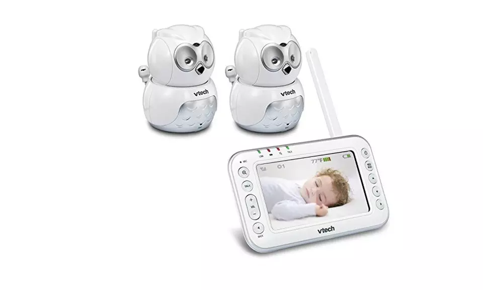 VTech VM344-2 Owl Video Baby Monitor with Automatic Infrared Night Vision - Primary Image