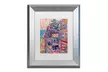 Josh Byer 'The Beach Far Below' Matted Silver Framed Art - Second Medium