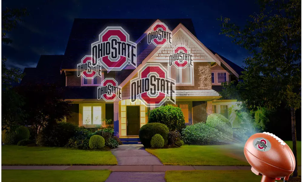 NCAA Team Pride Outdoor Projector Light Show - Primary Image