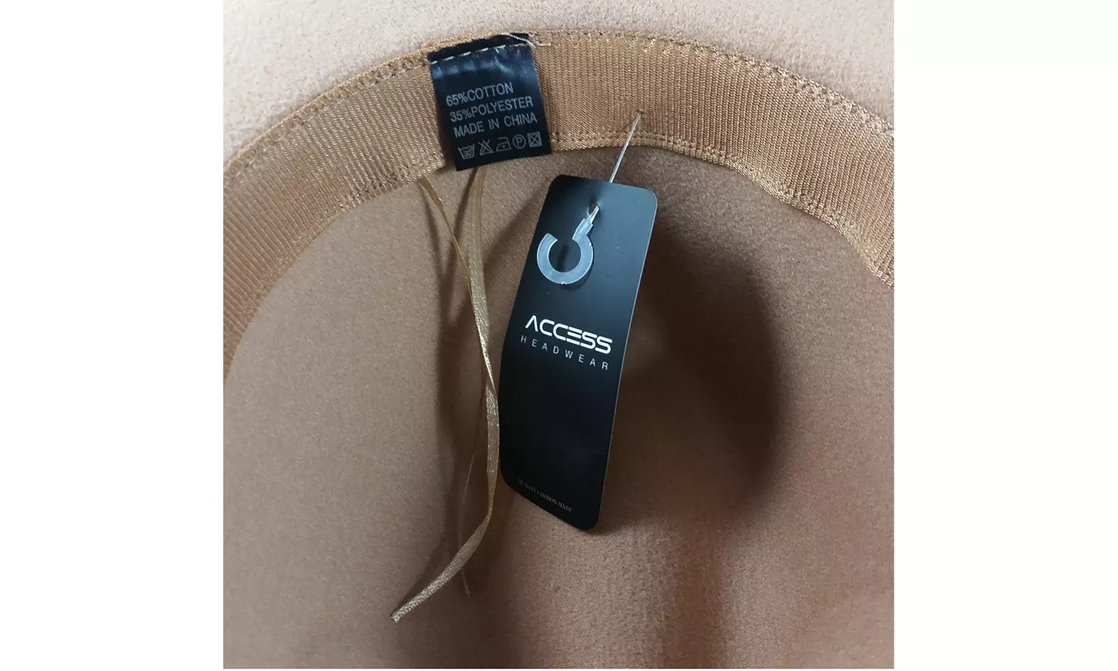 Men's & Women's Wide Brim Pele Fedora Felt Hat FY-013 With A Band (3ColorOption) - Second Medium