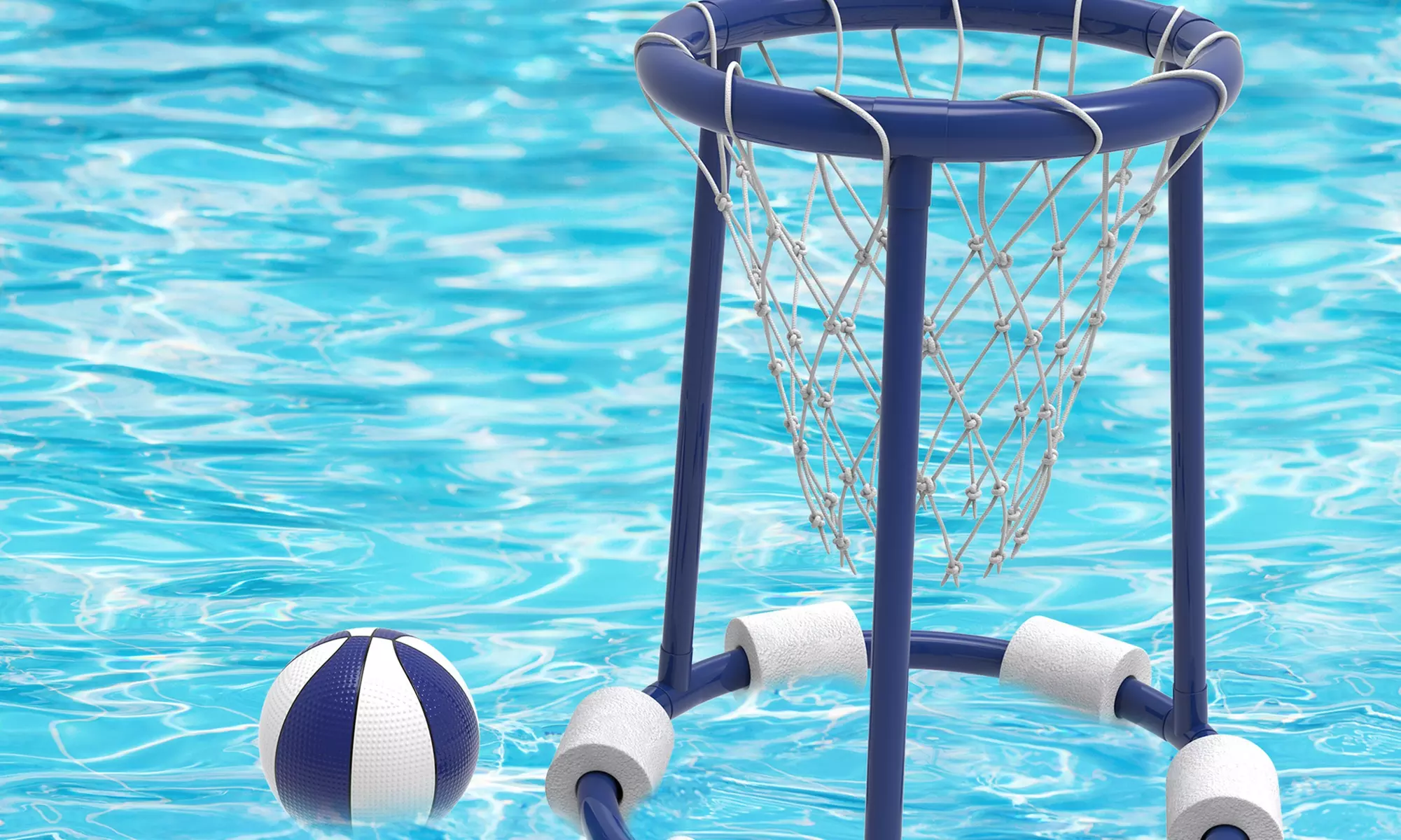 Hey! Play! Floating Pool Basketball Hoop Set - Primary Image