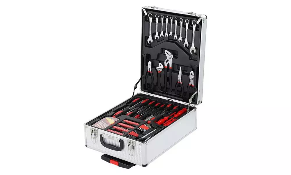 799pcs Aluminum Trolley Case Tool Set Silver - Second Medium