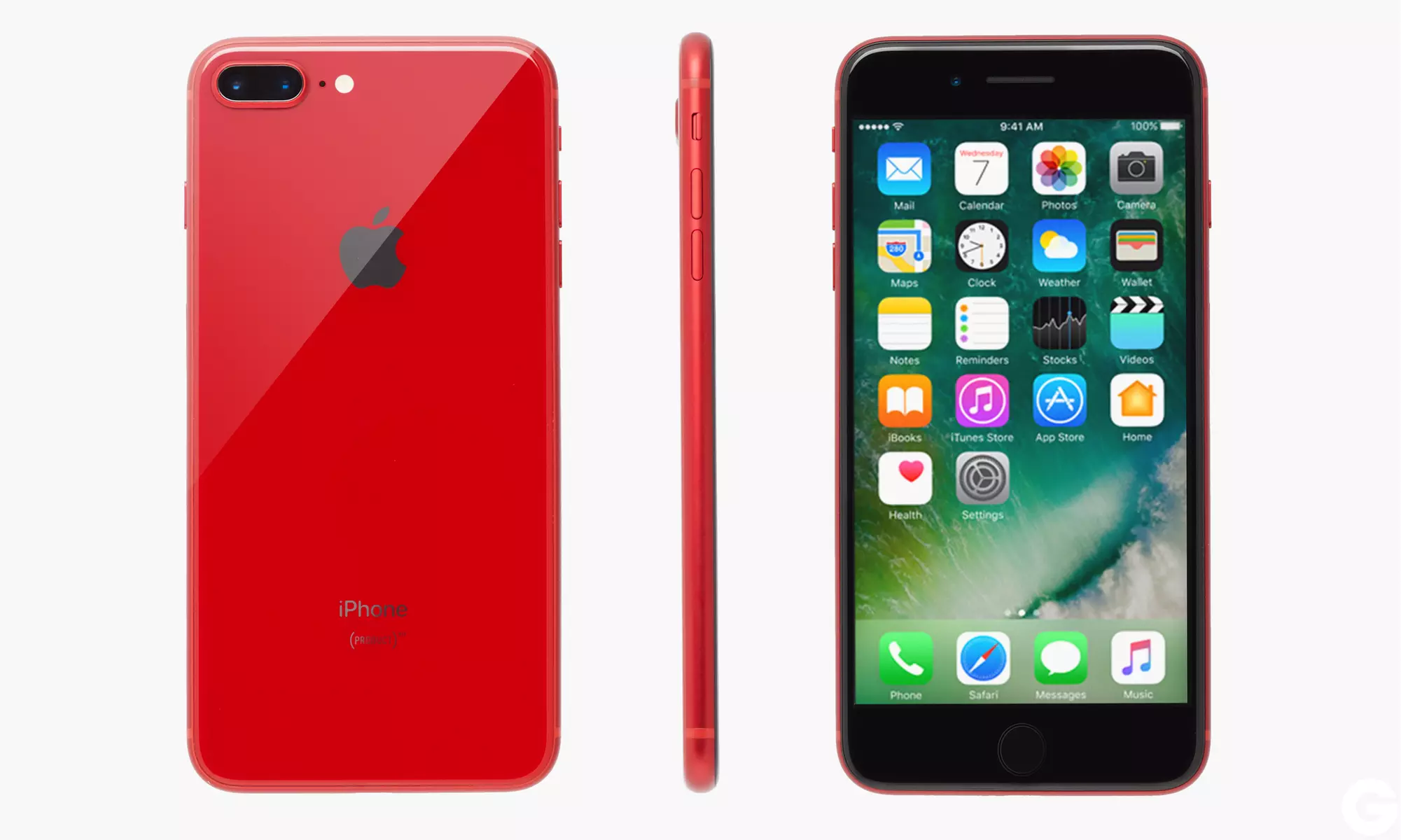 Apple iPhone 8/8 Plus Unlocked GSM 4G LTE Phone - Red (B Grade Refurbished) - Primary Image