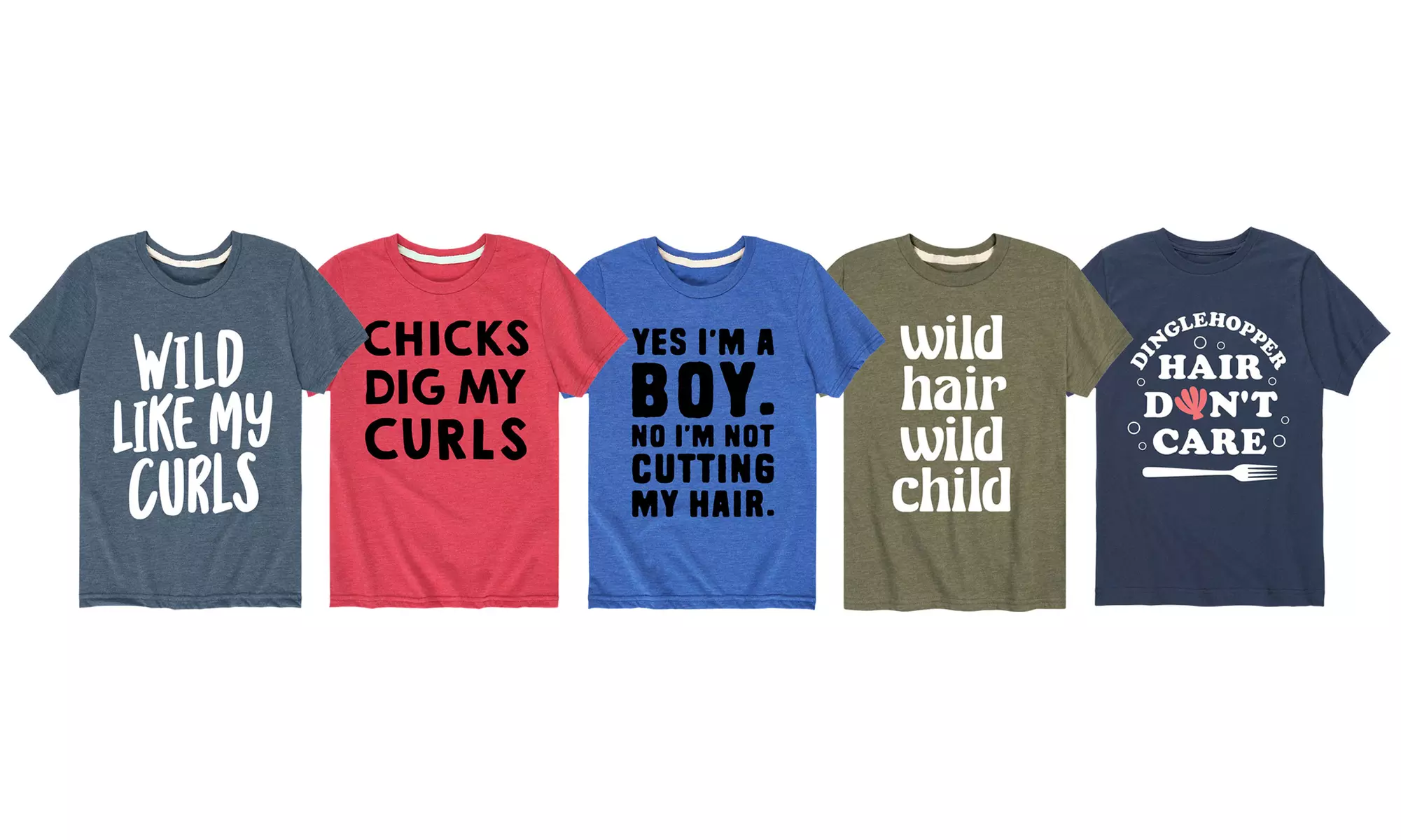 Wild Like My Hair Kids' Tees - Primary Image