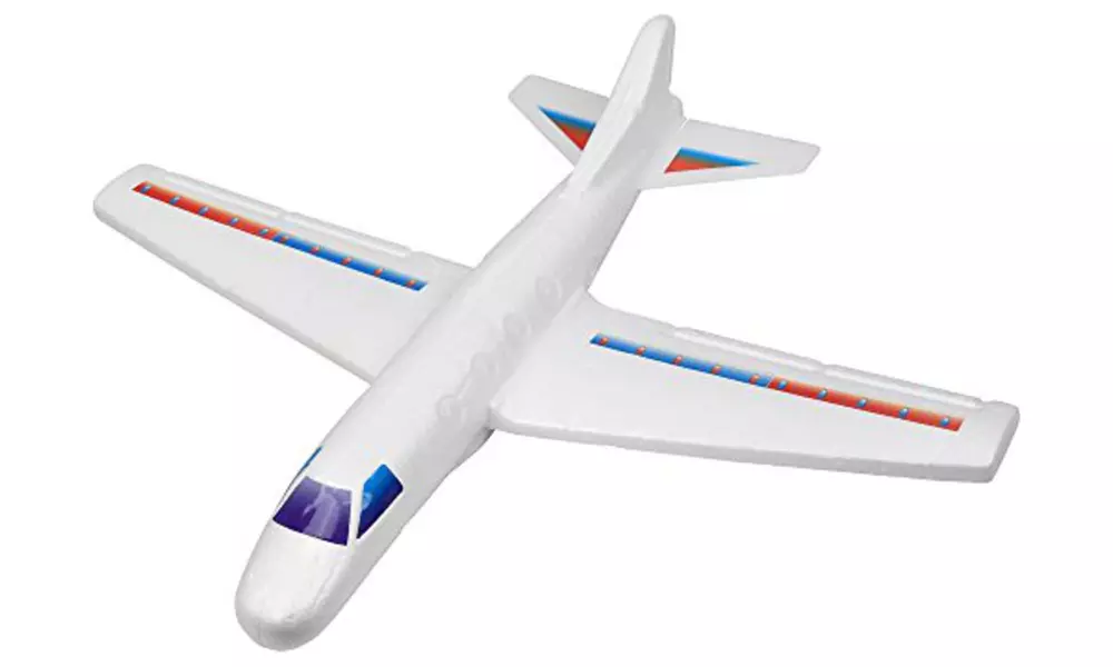 Click N' Play Giant Styrofoam Aircraft Glider, 22" inch Wingspan - Primary Image