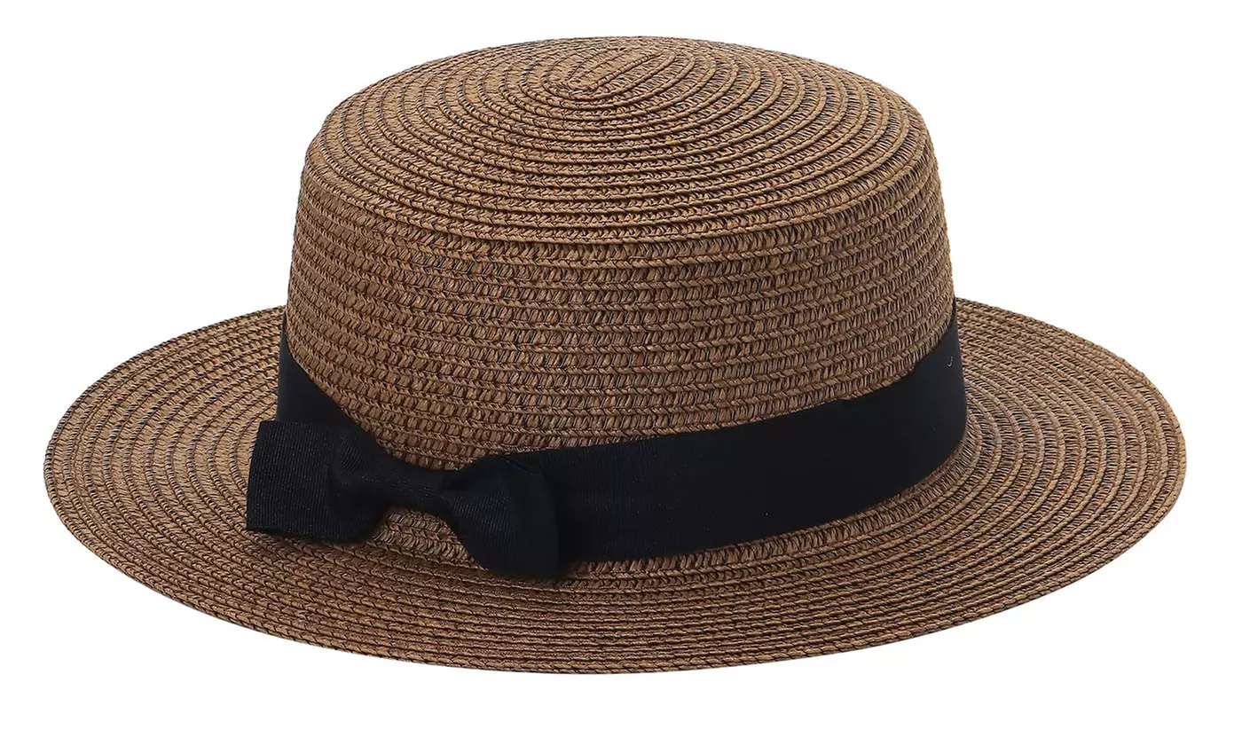 Women's Wide Brim Panama Sun Cap
