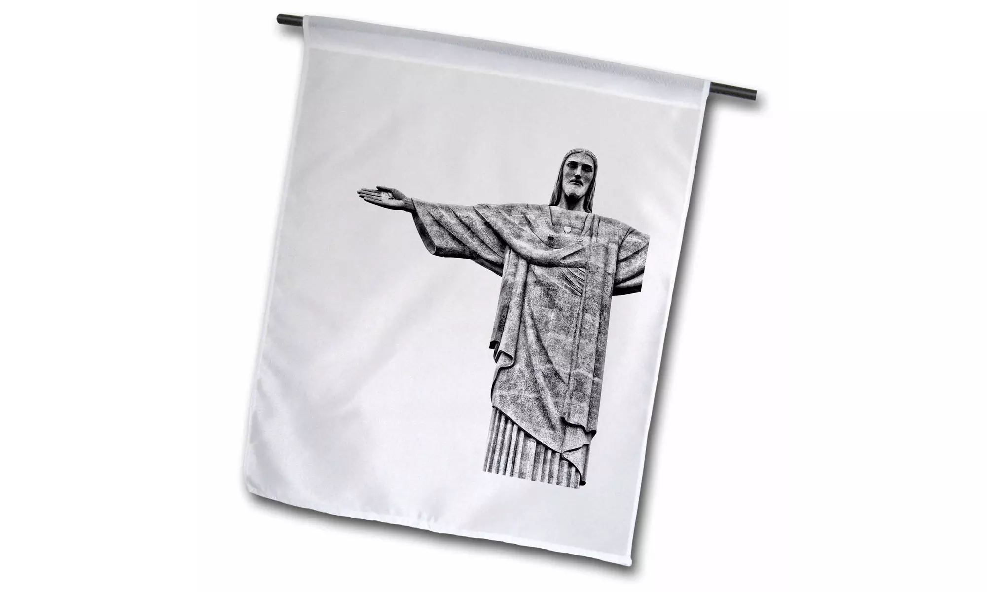 Garden Flag Christ Redeemer on Corcovado mountain - 12 by 18-inches - Primary Image
