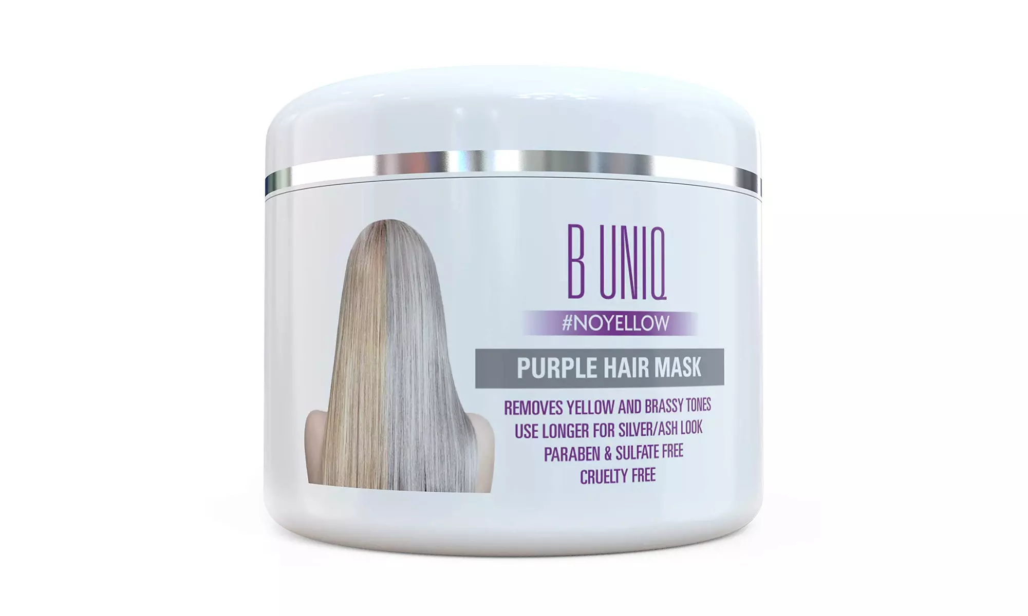 Purple Hair Mask For Blonde, Platinum & Silver Hair 7.27 Fl. Oz  - Primary Image