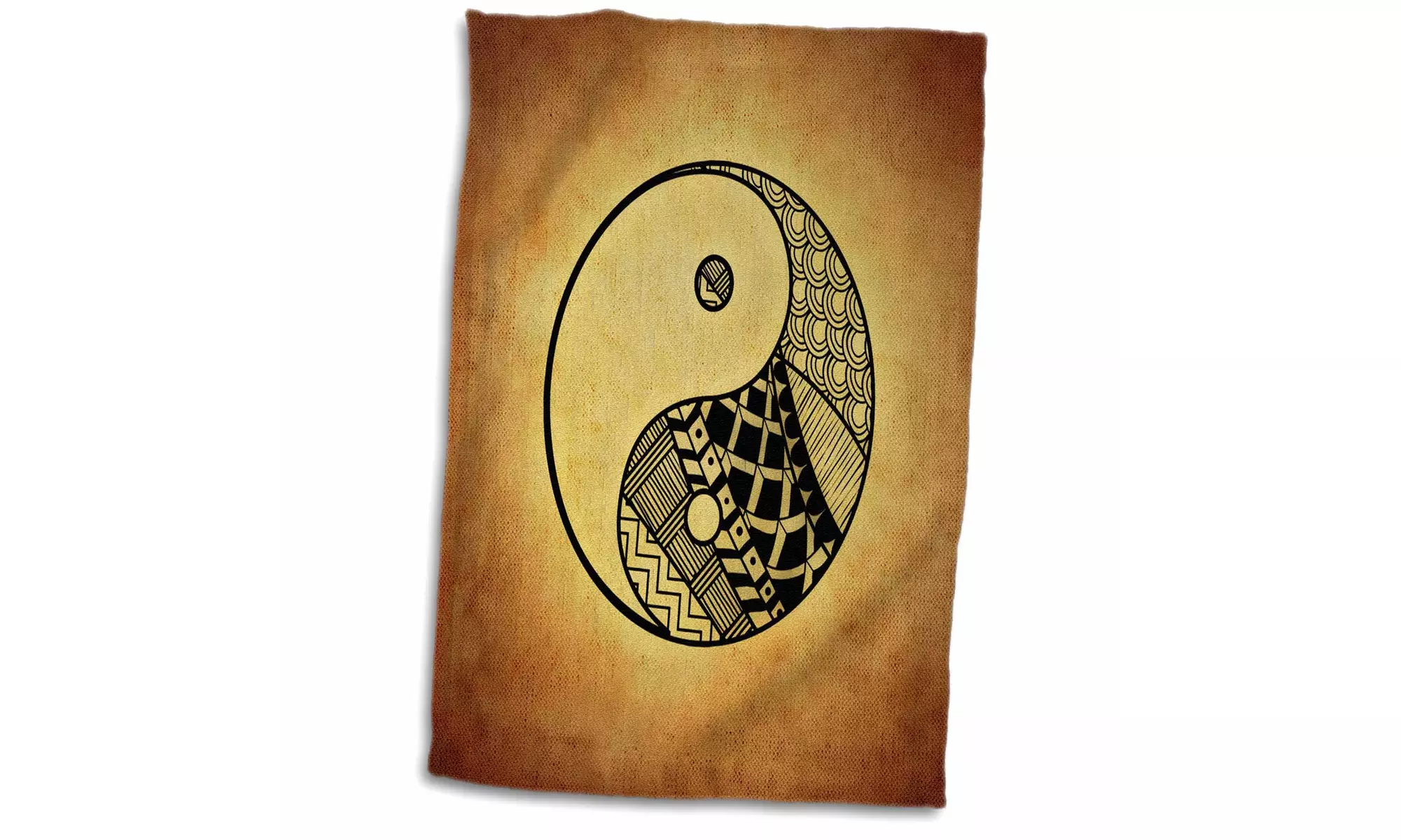  Towel - Yin and Yang Asia Symbol - 15 by 22-inches  - Primary Image