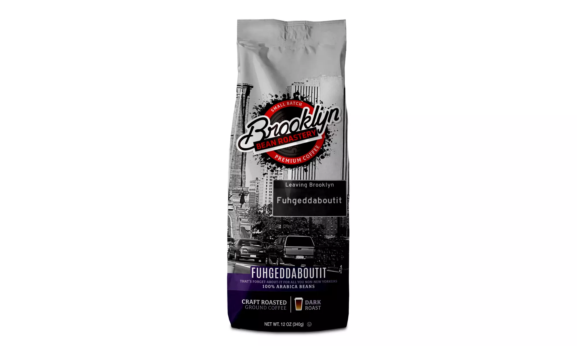 Brooklyn Bean Ground Coffee 12 Ounce Bags - 2 pk or 6 pk